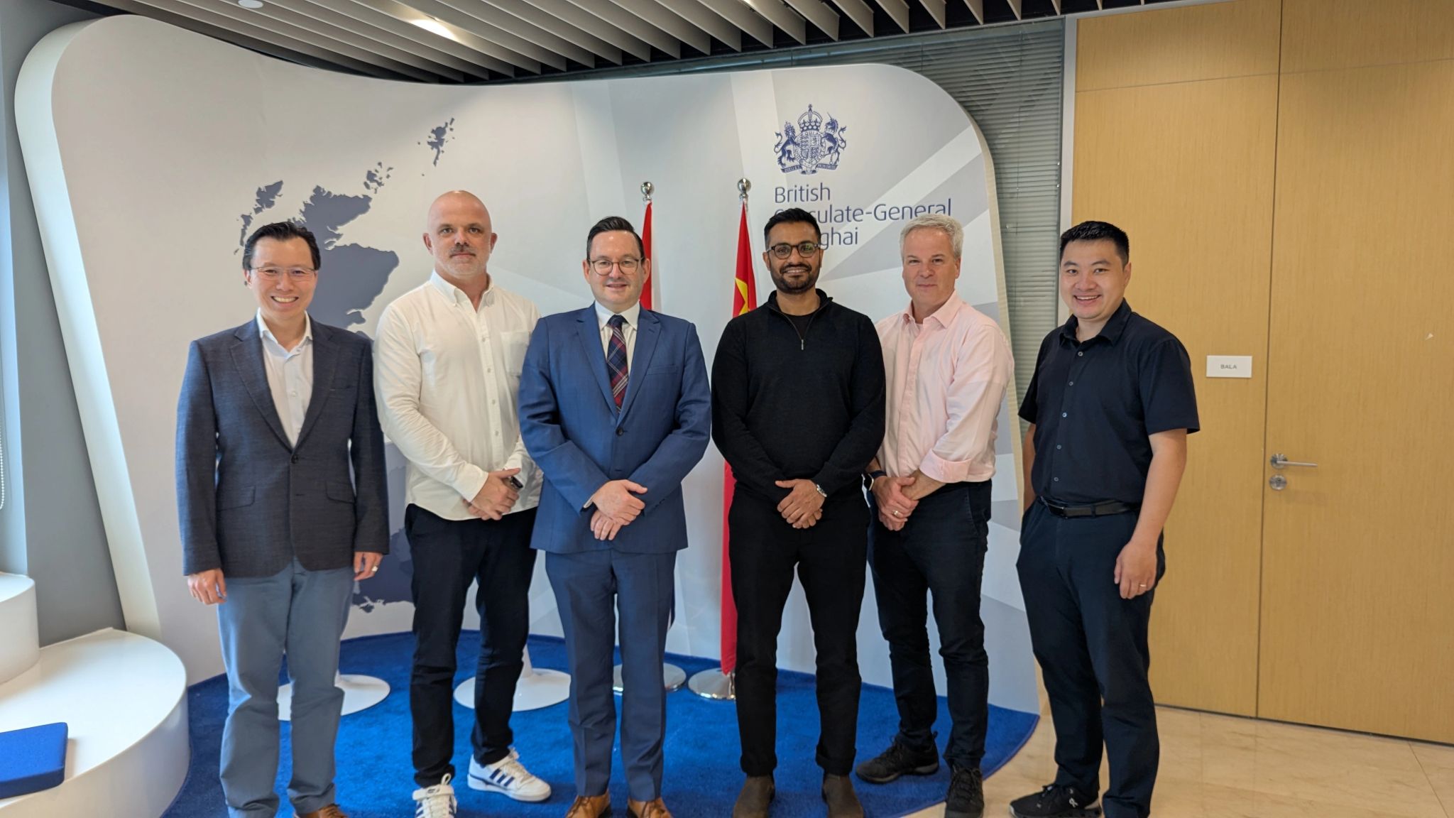 Meeting at the British Consulate-General, Shanghai